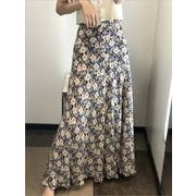 【在庫限り】　スカート 花柄ロングスカート 韓国ファッション ロング丈