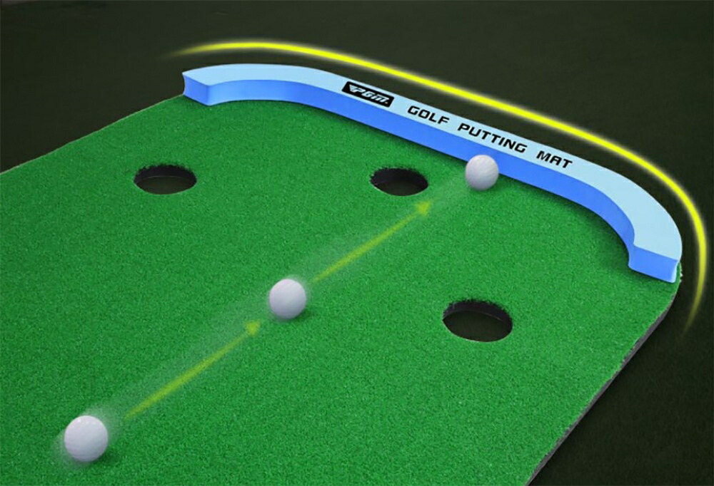 ゴルフ パターマット 3m 大型 パター練習器具 パター練習マット