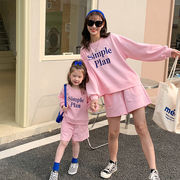 2022春秋　新品　スーツ　親子服　女の子　衛服　2着　女の子　韓国風