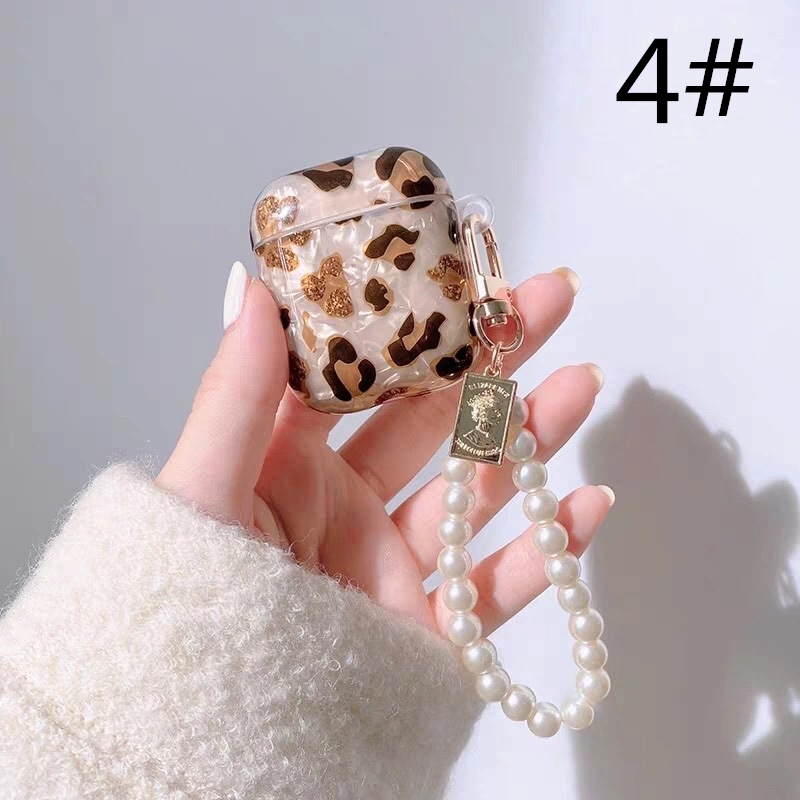 新作 ヒョウ柄 イヤホンカバー AirPods 1/2ケース エアーポッズ
