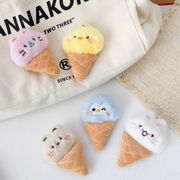 生地　ブローチ　刺繍アプリッケ　ぬいぐるみ　手芸DIY　ファッション小物