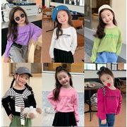 韓国風子供服 人気  子供服   長袖  トップス  キッズ服  女の子 男女兼用  ファッション  可愛い   6色