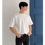 人気のあるデザイン 韓国ファッション トップス コットン 薄い Tシャツ 半袖 カジュアル ゆったりする