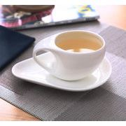 タイムセール  コーヒーカップ 200ml セラミック プラ ラテ セット 家庭用 朝食用カップ スプーン