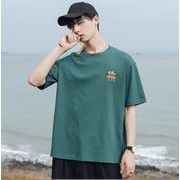 韓国風  Tシャツ　半袖Tシャツ　夏の新しい　カジュアルTシャツ　ファッションTシャツ★S-3X