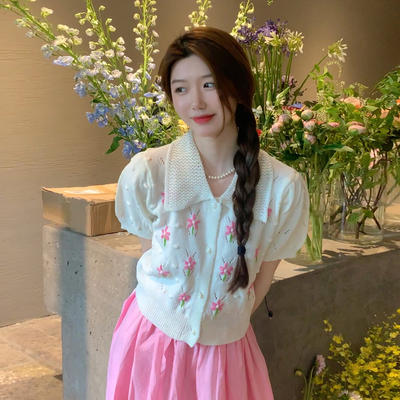 白 刺しゅう 半袖ニット カーディガン 女 夏 新しいデザイン 設計感 ニッチ 優しい Www Watsons Biz Id 白 刺しゅう 半袖ニット カーディガン 女 夏 新しいデザイン 設計感 ニッチ 優しい Www Watsons Biz Id
