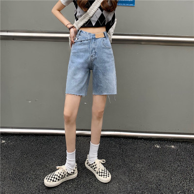 不規則な ハイウエスト ストレート 女性のジーンズ 夏 薄いスタイル 年 新しいデザイン ZoZoCat(ゾゾキャット) 問屋・仕入れ・卸