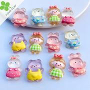 ウサギ クマ デコパーツ ヘアアクセパーツ スマホケース美容 可愛い DIY 貼り付け