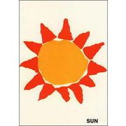ポストカード イラスト Mデザイン「太陽」