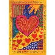 ポストカード イラスト バレンタイン スタティックス「よりよい愛がベスト」メッセージカード