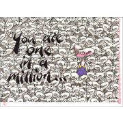 グリーティングカード 多目的 デペッシュマウス「何百万の中から選ばれたキミ」ネズミ イラスト