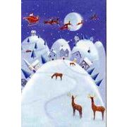 グリーティングカード クリスマス「クリスマスの夜」メッセージカード