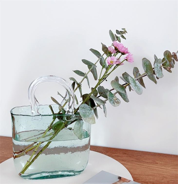 素敵なデザイン 花瓶 魚タンク リビングルーム 家庭 バブル ショッピングバッグ クリエイティブ