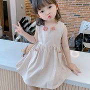 【2022夏新作】子供服 スカート ボトムス 女の子 2色  80-130cm 可愛い 韓国風子供服 キッズワンピース