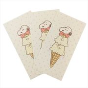 【ポチ袋】スヌーピー 伊予和紙ぽち袋 大 3枚セット 夏柄 アイスクリーム2