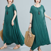 初回送料無料夏の新しいドレスプラスサイズゆったりワンピース半袖人気商品オシャレAX-9524