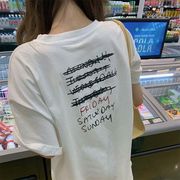 【2022夏服】韓国風レディース服　 トップス シンプル　おしゃれ　半袖　Tシャツ　