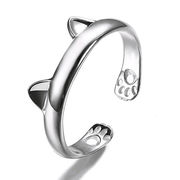 指輪リングフリーサイズ猫耳