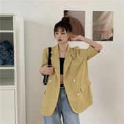 2022夏INS★ファッション　韓国風   エレガント　ブレザージャケット  コート