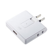 【5個セット】 サンワサプライ USB充電ポート付きモバイルタップ TAP-B104UNX