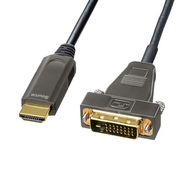 サンワサプライ HDMI-DVI AOC(光ファイバ)ケーブル 10m KM-HD21-F