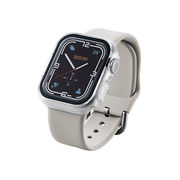 エレコム Apple Watch41mm用フルカバーケース プレミアムガラス セラミックコ