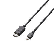 【5個セット】エレコム Mini DisplayPort-HDMI変換ケーブル/3m/ブラ
