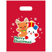 【5個セット(100枚×5)】ARTEC クリスマスプレゼント袋 小(マチ無し)100枚