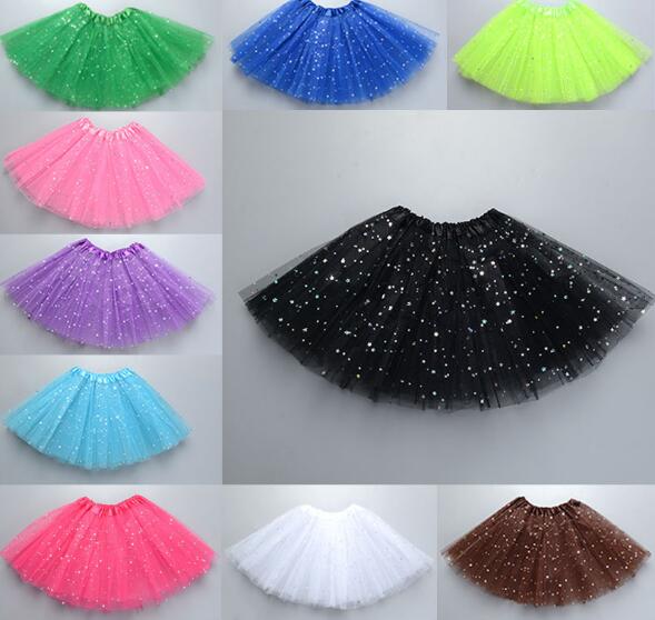 16色　女の子　チュールスカート　ステージ衣装　ダンスウェア　スカート　バレエ衣装　子供服　可愛い