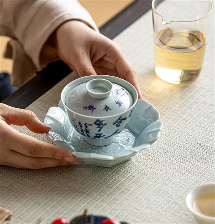 フルーツトレイ ペストリートレイ ホーム 暮らし お茶道具 点心皿 宋代 蓮 ギャザリング 清涼皿 陶磁器