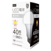 HIDISC LED電球(一般電球40形相当) 昼白色 HDLED40W5000K
