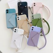 新入荷スマホケース★ iPhone14ケース 高級感 ショルダー ケース iPhone全機種対応ケース スマホショルダー