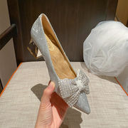 初回送料無料新作人気結婚式の靴パーティーハイセンスフレンチハイヒール
