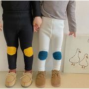 パンツ　秋冬　子供　90-130　4色ズボン　ベビー　厚手　裏起毛　韓国ファッション　カジュアル