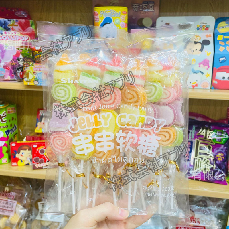 10本セット】グミ グミ串 果物グミ ティックトック お菓子 BBQグミ