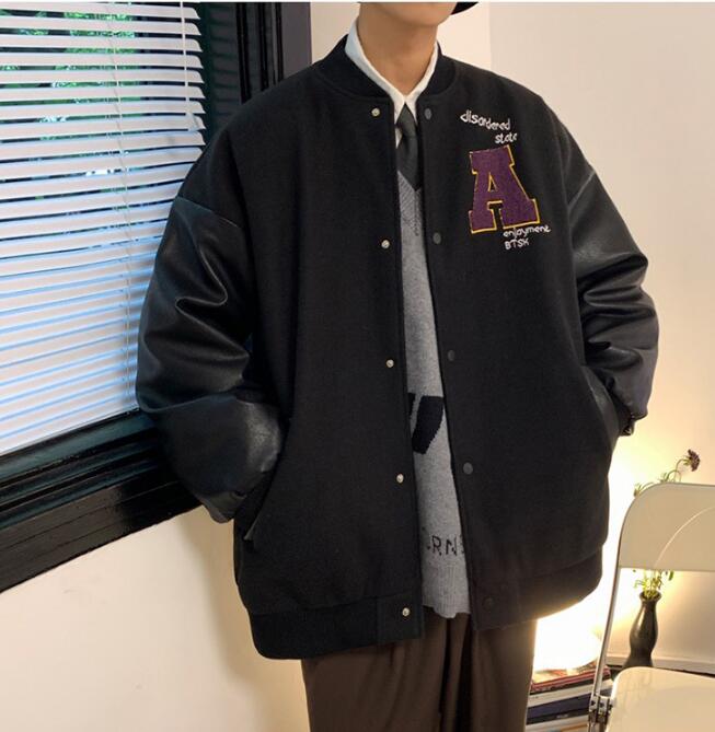 ジャケット　コート　メンズ服　カレッジスタイル　レサージャケット　男女兼用　韓国風