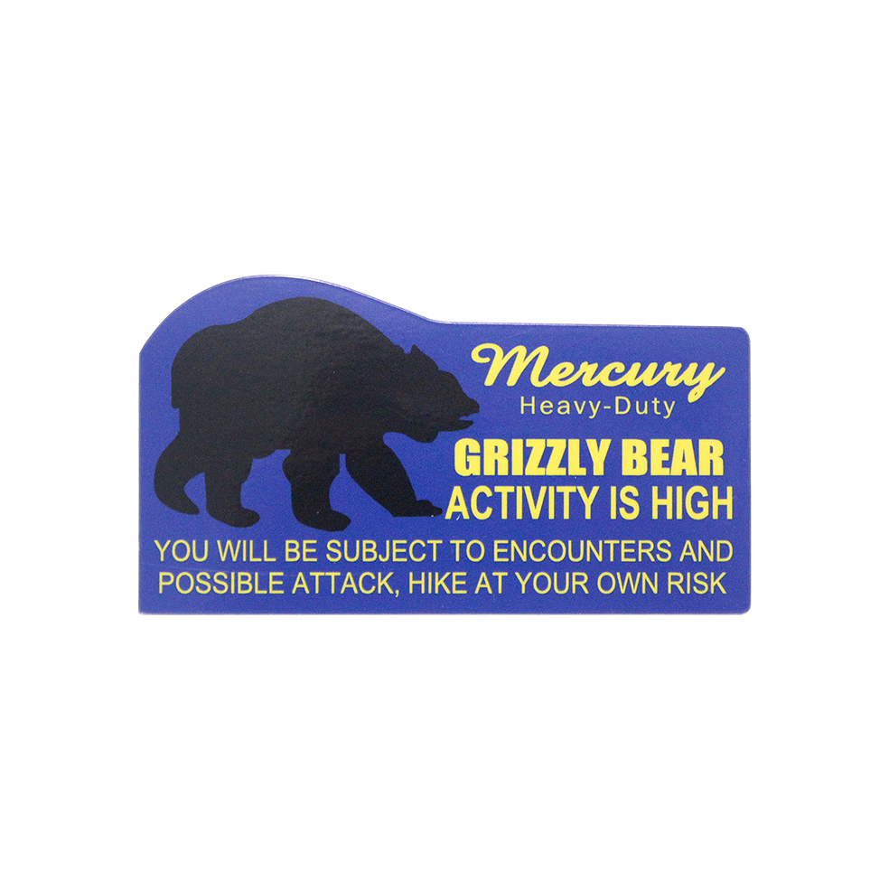 KST：マーキュリー ステッカー GRIZZLY BEAR