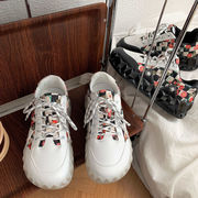 【秋冬新品】韓国ファッションレディース カジュアルシューズ 厚底ケーキ靴   学生スニーカー  ブーツ