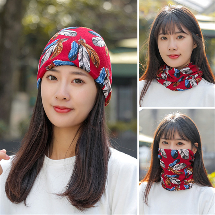 【秋冬新作】韓国ファッションレディースマスク マフラー ニット帽子 防寒 プレゼント ストール スカーフ