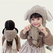秋冬防寒・子供用毛糸の帽子・4色・キャップ・暖かく・耳カバー・日系帽・ファッション