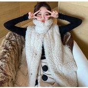 韓国風レディース服 　カーディガンアウター トップス コート ベスト  もふもふ 裹起毛 お出かけ