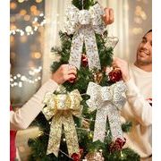 蝶ネクタイ・リボン クリスマスカラーリボン DIYアクセパーツ リボンテープ  クリスマスツリー飾り 4色