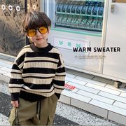 秋冬新作 ★男の子ニットトップ★ファッションプルオーバーセーター★ セーター90-150