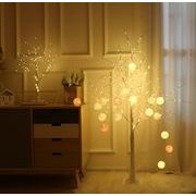 北欧 クリスマスツリー ブランチツリー 白樺 枝ツリー ライト LED イルミネーション  撮影道具