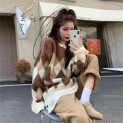 ひとつ上のオシャレを提案 韓国ファッション ニットトップス レトロ 柔らかい セーター デザインセンス