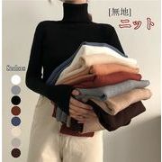韓国の人気ニットタートルネックニット8colors長袖トップスタートルネック