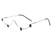 安価な！カジュアル 眼鏡 眼鏡フレーム 快適である 手作りドリル 金属 装飾 デザインセンス