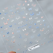 ネイルシール 貼るだけ 5D ネイルパーツ ネイル用装飾 可愛いネイル飾り 貼り付け デコパーツ