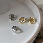 フープピアス　アクセサリー　メタル　14kコーティング　ファッション