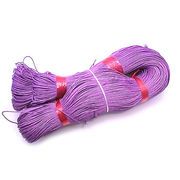 [売切り価格]アクセサリーコード/カラーコットンコード  薄紫(Light Purple) 1mm　1ロール450M